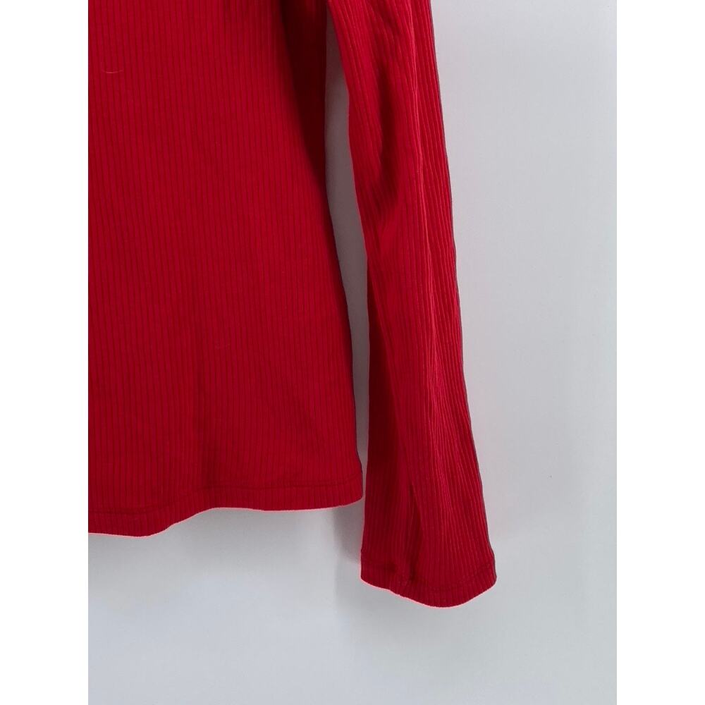 Old Navy Women's Red Solid Knit Pullover Turtlene… - image 7